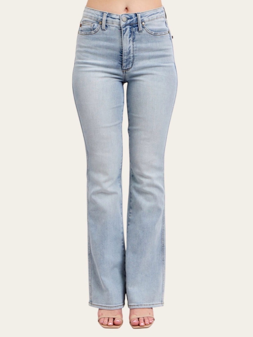 Judy Blue Women’s High Waist Bootcut Sculpting Tummy Control Jeans 13/31